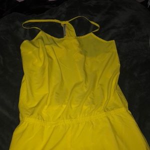 Fabletics yellow romper size: L